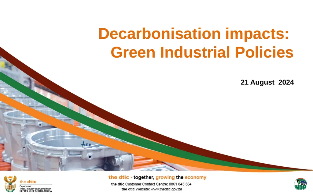 Decarbonisation impacts: Green Industrial Policies