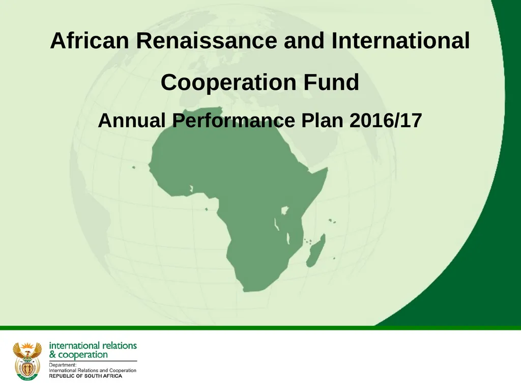 Presentation to the Portfolio Committee DIRCO 2 - slide 35 of 46