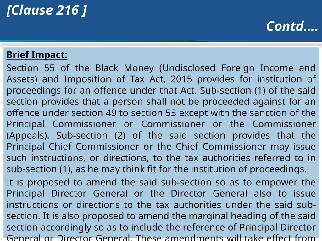 An overview of Finance Bill, 2018 – Direct Taxes - slide 107 of 161