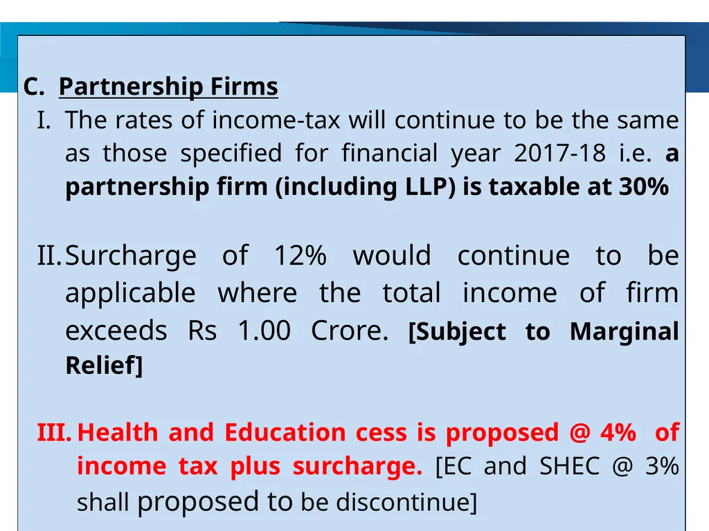 An overview of Finance Bill, 2018 – Direct Taxes - slide 12 of 161