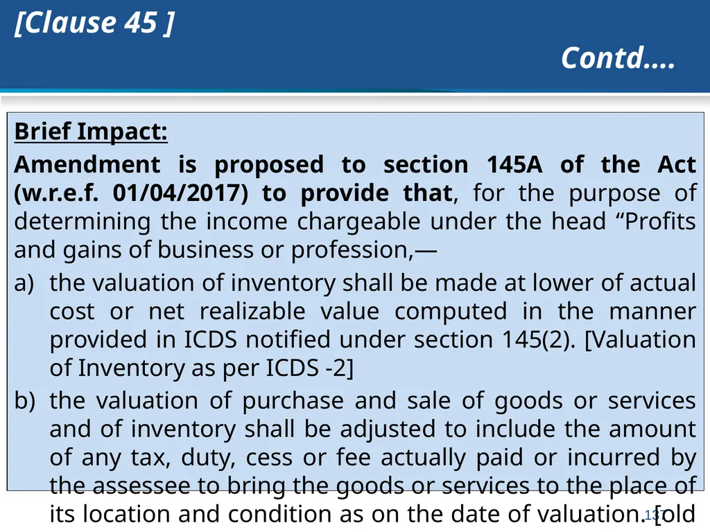 An overview of Finance Bill, 2018 – Direct Taxes - slide 137 of 161