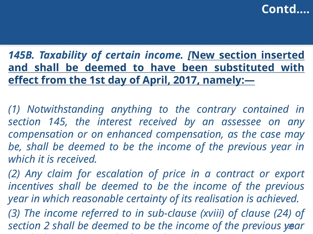 An overview of Finance Bill, 2018 – Direct Taxes - slide 139 of 161