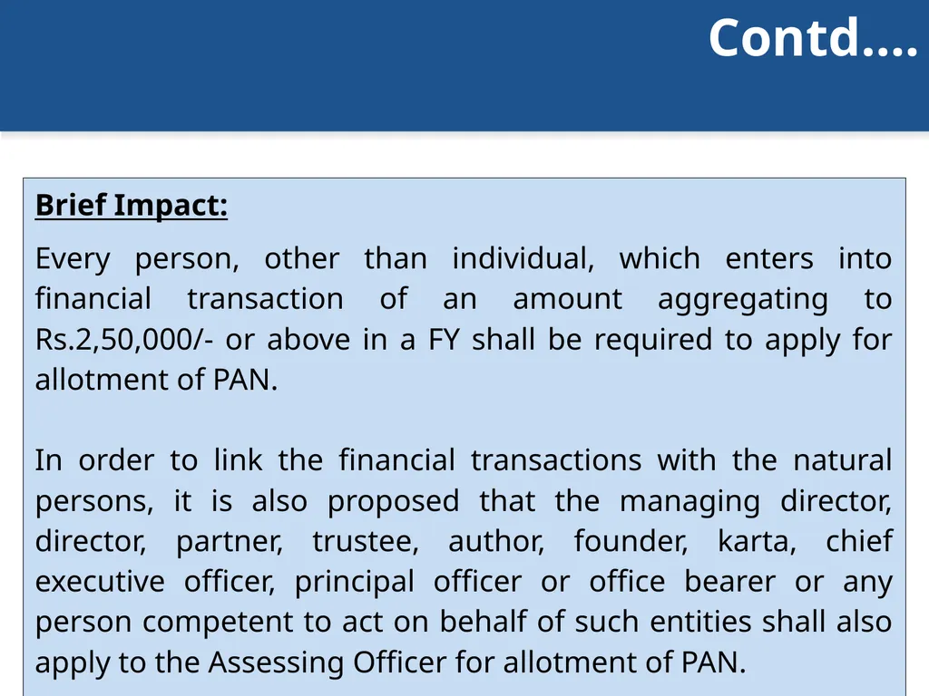 An overview of Finance Bill, 2018 – Direct Taxes - slide 22 of 161