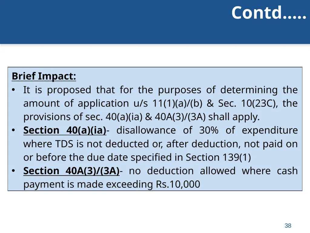 An overview of Finance Bill, 2018 – Direct Taxes - slide 38 of 161