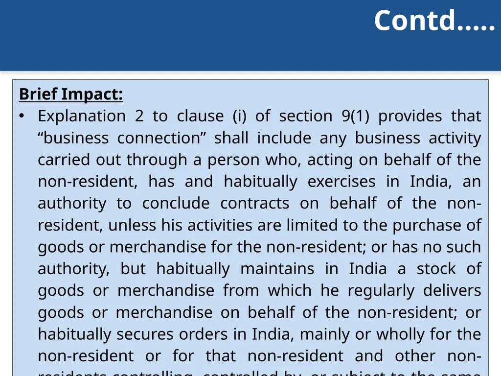 An overview of Finance Bill, 2018 – Direct Taxes - slide 40 of 161