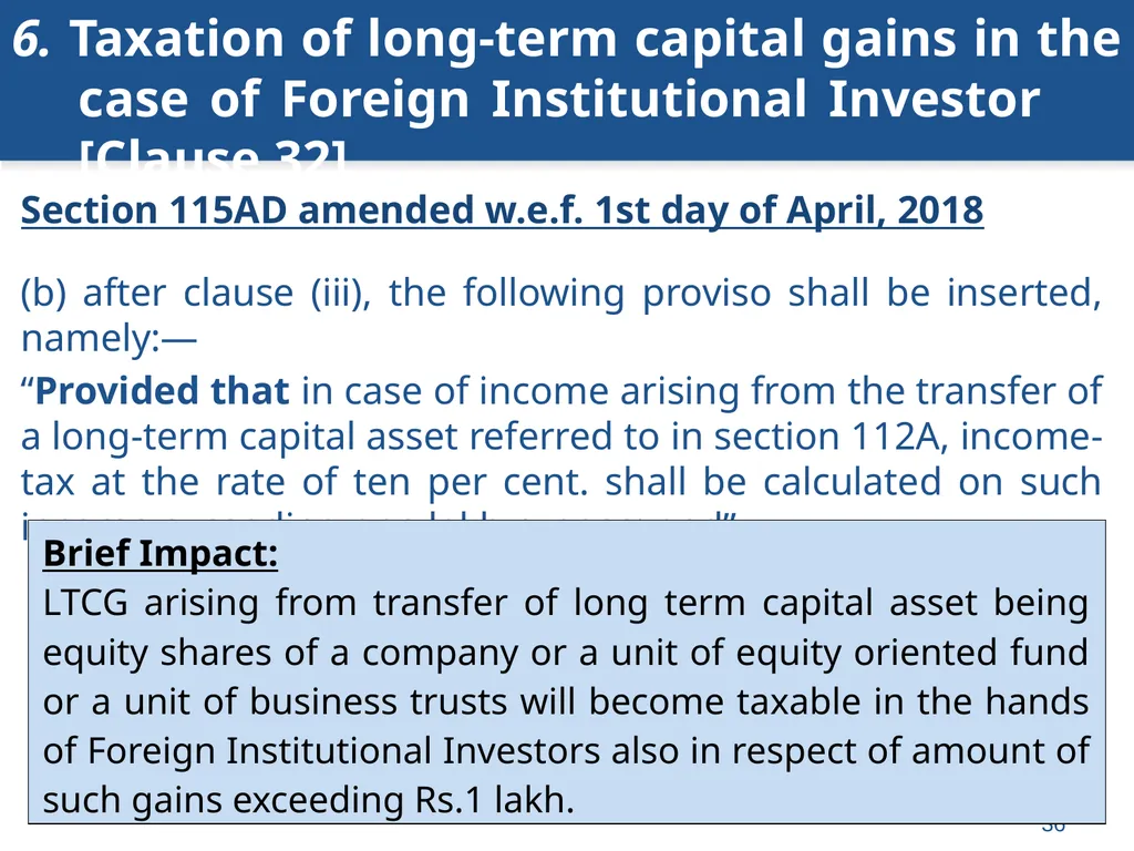 An overview of Finance Bill, 2018 – Direct Taxes - slide 36 of 161