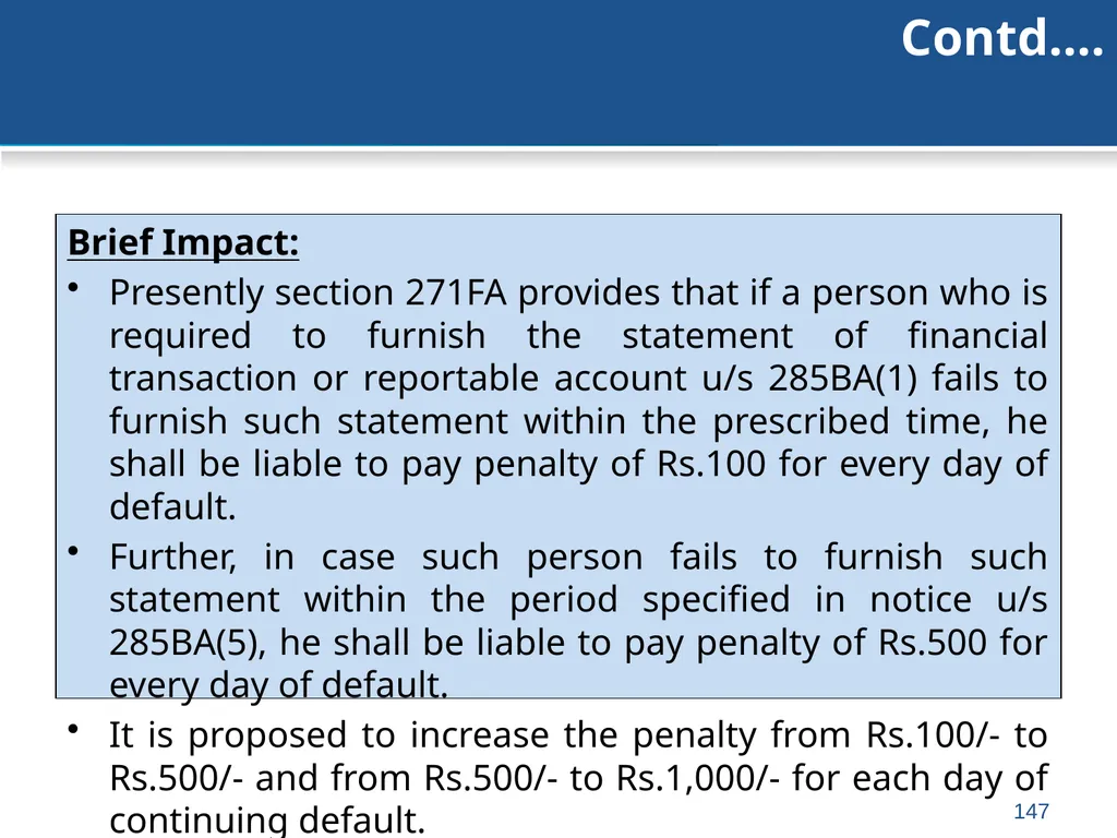 An overview of Finance Bill, 2018 – Direct Taxes - slide 147 of 161