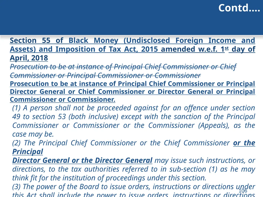An overview of Finance Bill, 2018 – Direct Taxes - slide 106 of 161