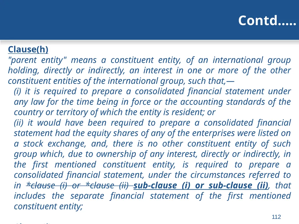 An overview of Finance Bill, 2018 – Direct Taxes - slide 112 of 161