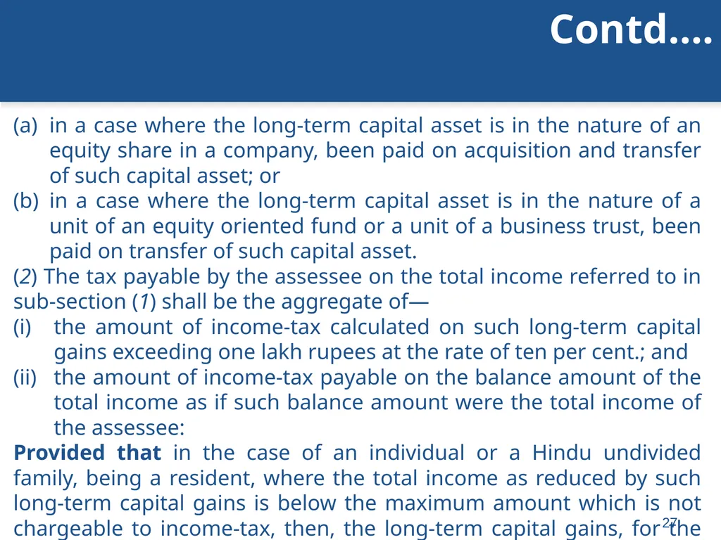 An overview of Finance Bill, 2018 – Direct Taxes - slide 27 of 161