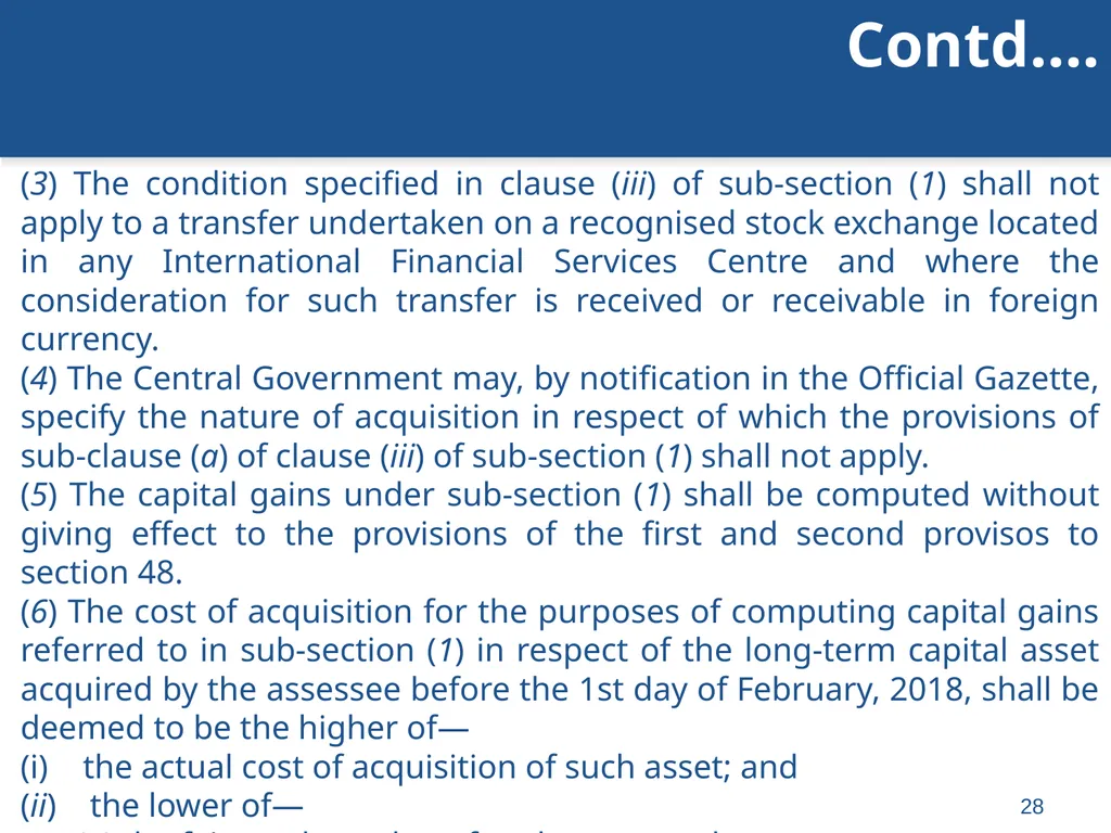 An overview of Finance Bill, 2018 – Direct Taxes - slide 28 of 161