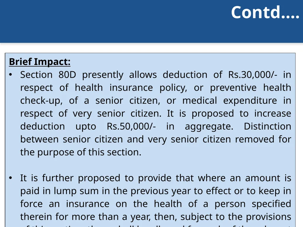 An overview of Finance Bill, 2018 – Direct Taxes - slide 53 of 161