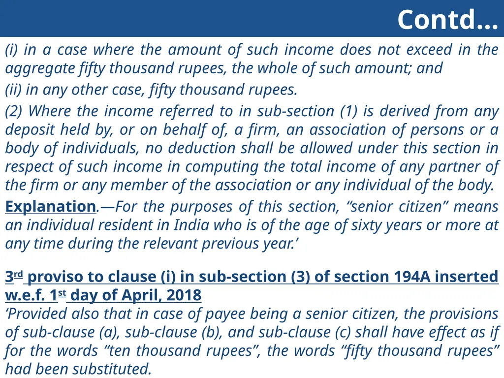 An overview of Finance Bill, 2018 – Direct Taxes - slide 56 of 161