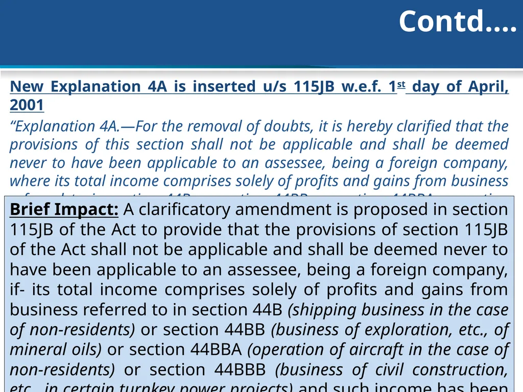 An overview of Finance Bill, 2018 – Direct Taxes - slide 84 of 161