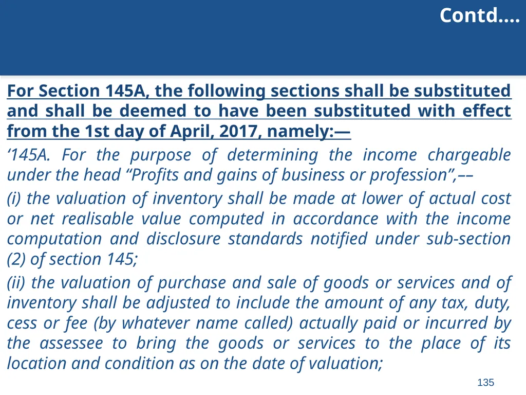 An overview of Finance Bill, 2018 – Direct Taxes - slide 135 of 161