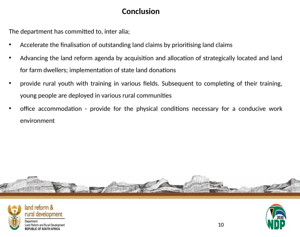 2025 Other Adjustments & 2026 MTEF Submitted to - slide 10 of 11