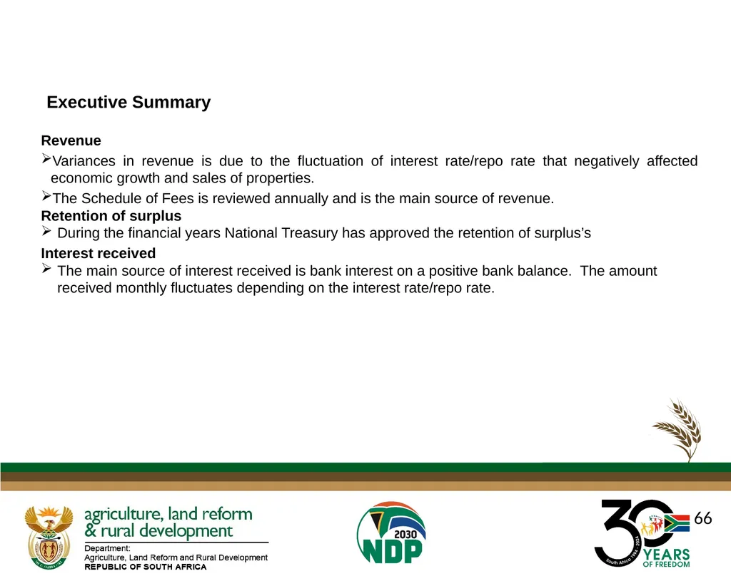 DALRRD ANNUAL REPORT 2024/25 FINANCIAL YEAR - slide 66 of 71