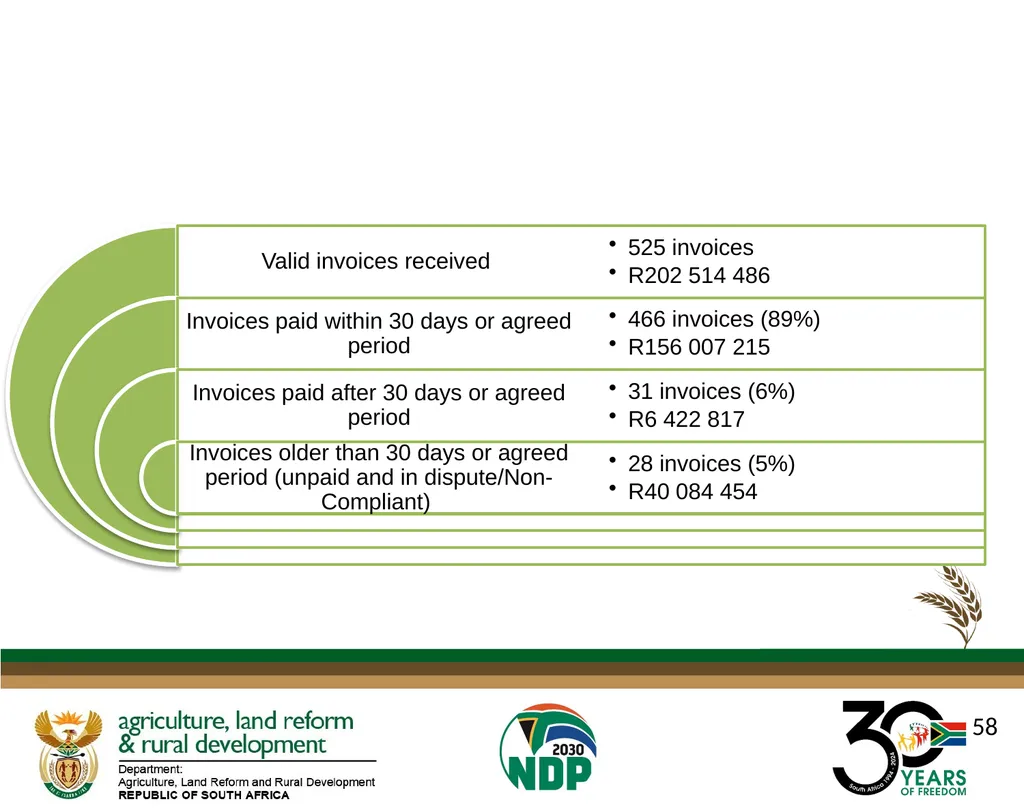 DALRRD ANNUAL REPORT 2024/25 FINANCIAL YEAR - slide 58 of 71