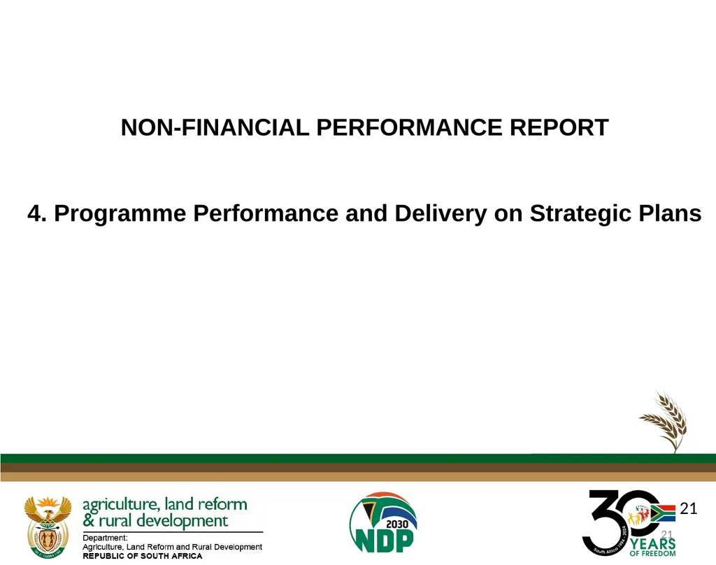 DALRRD ANNUAL REPORT 2024/25 FINANCIAL YEAR - slide 21 of 71