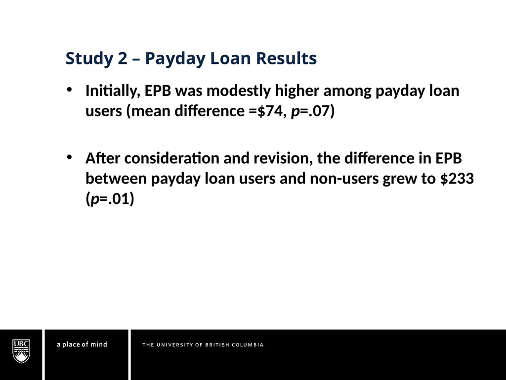 Understanding the Expense Prediction Bias Chuck - slide 14 of 28