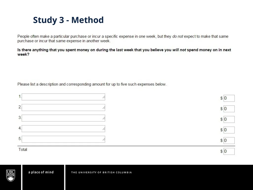 Understanding the Expense Prediction Bias Chuck - slide 18 of 28