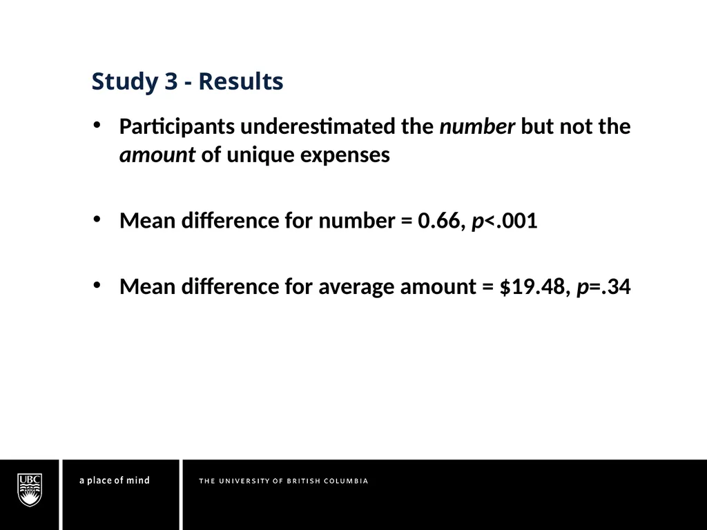 Understanding the Expense Prediction Bias Chuck - slide 22 of 28