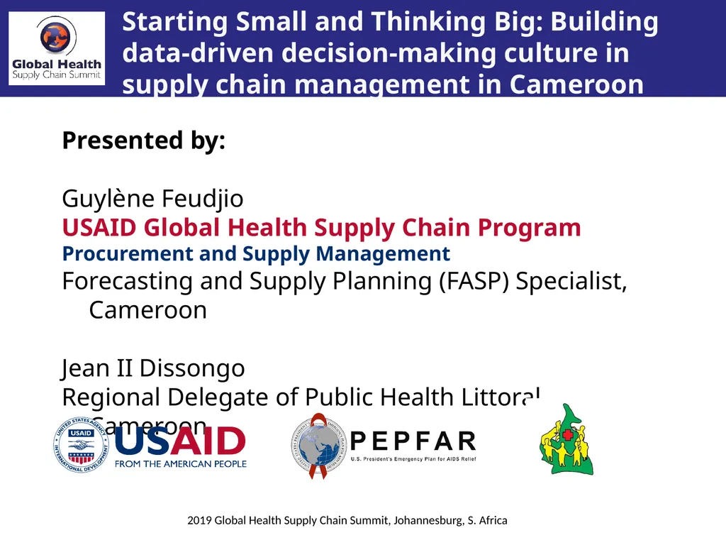 Nkfusai Joseph Starting small and thinking big: - slide 3 of 22