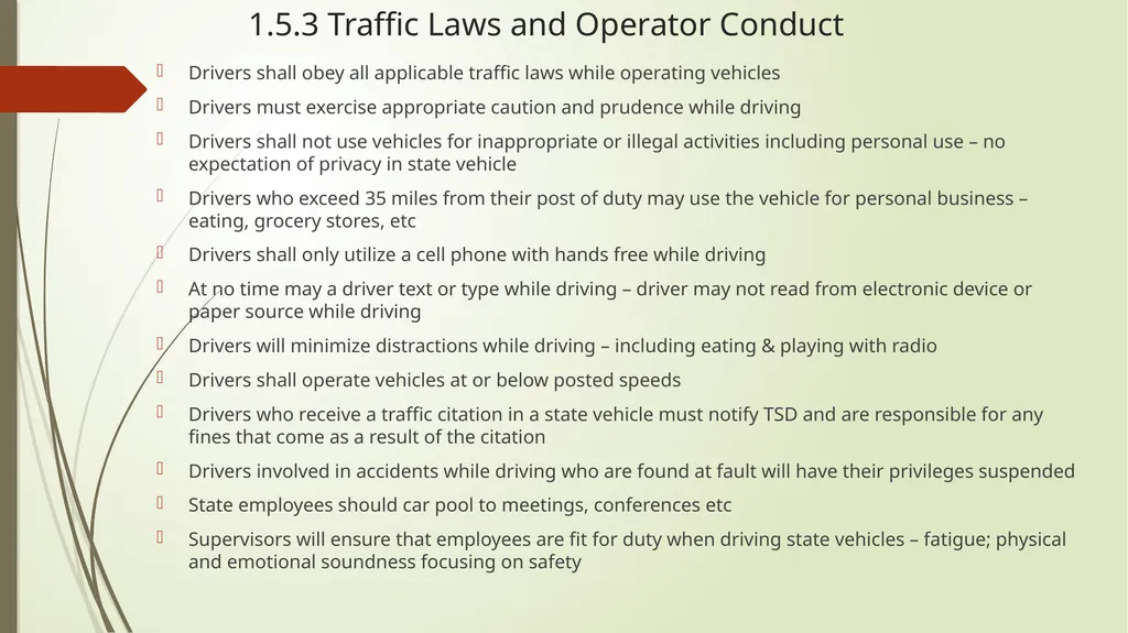 Transportation Services Division/SCFA Mission: To - slide 18 of 20