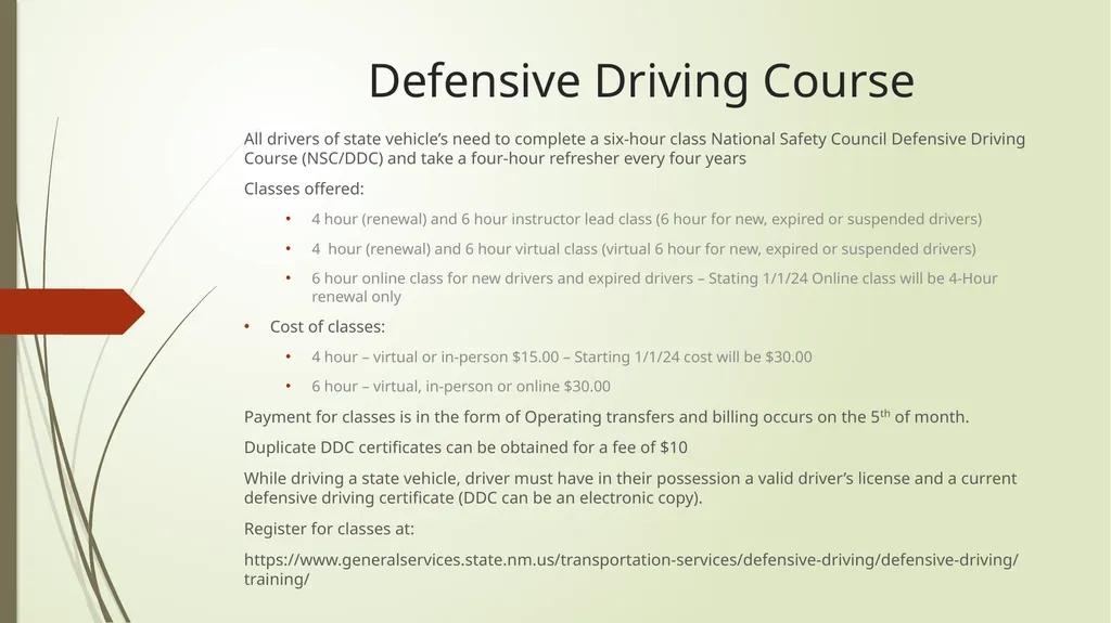 Transportation Services Division/SCFA Mission: To - slide 13 of 20