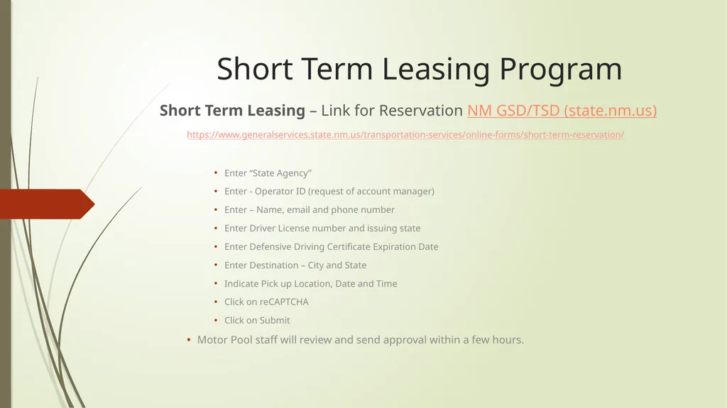 Transportation Services Division/SCFA Mission: To - slide 5 of 20