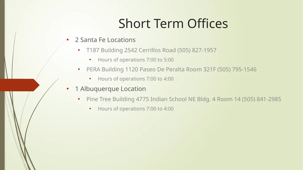 Transportation Services Division/SCFA Mission: To - slide 6 of 20
