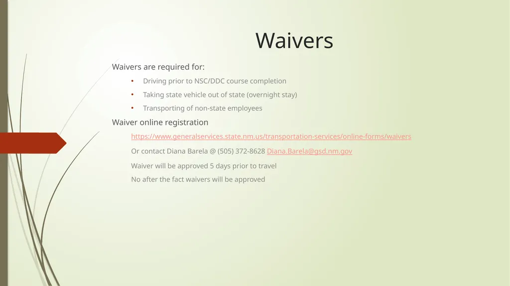 Transportation Services Division/SCFA Mission: To - slide 14 of 20