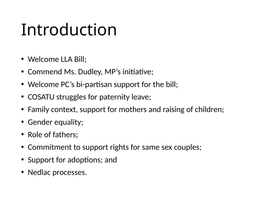 Joint Organised Labour COSATU FEDUSA NACTU - slide 24 of 31