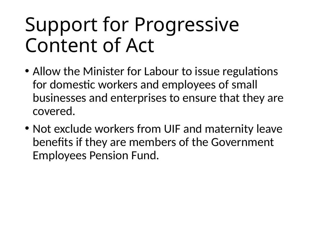 Joint Organised Labour COSATU FEDUSA NACTU - slide 30 of 31