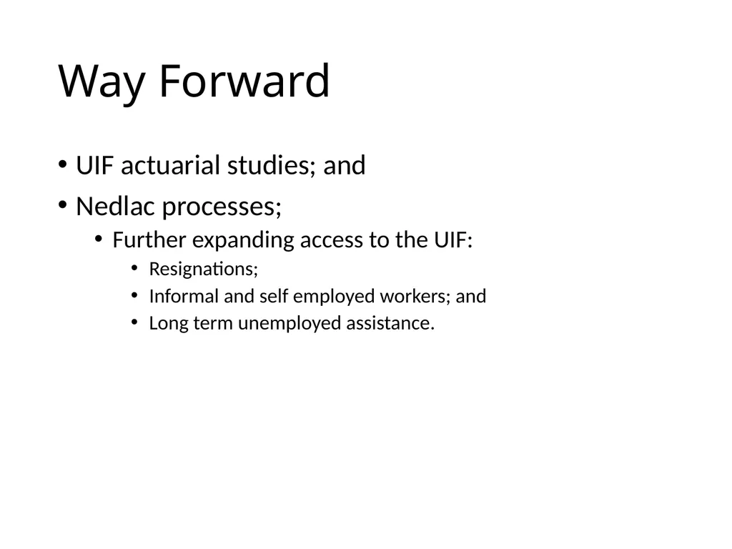 Joint Organised Labour COSATU FEDUSA NACTU - slide 27 of 31