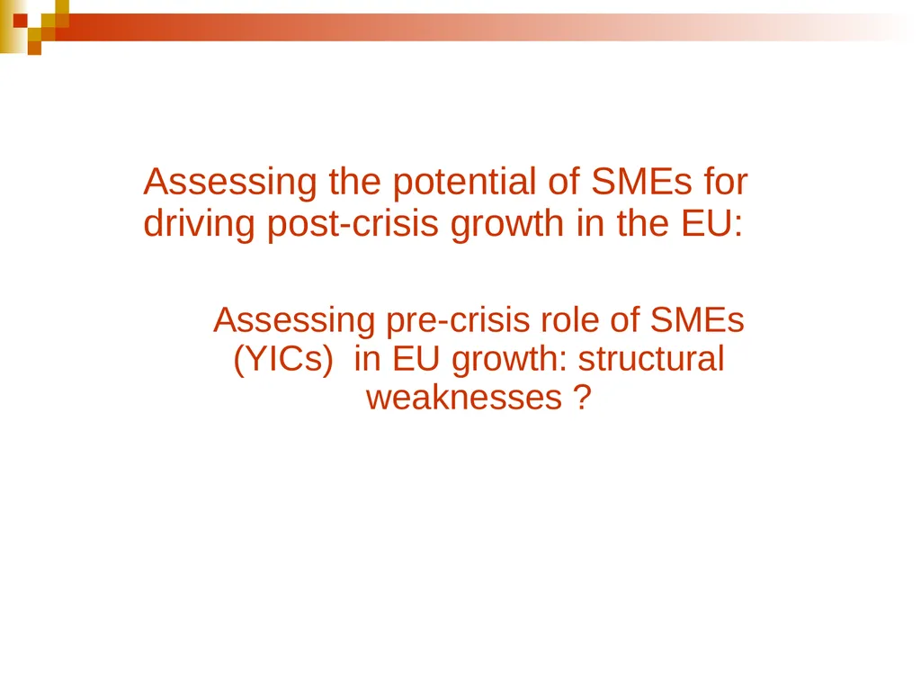 EU growth, innovation, entrepreneurship and the - slide 12 of 29