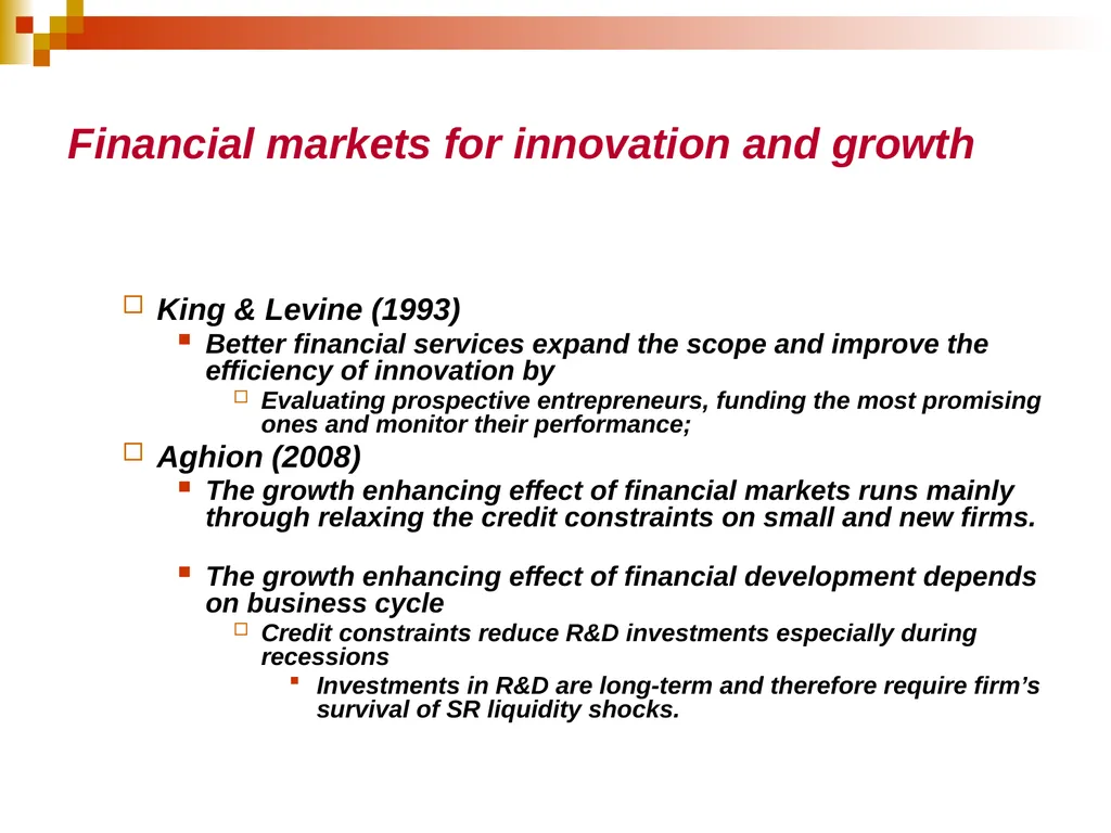 EU growth, innovation, entrepreneurship and the - slide 10 of 29