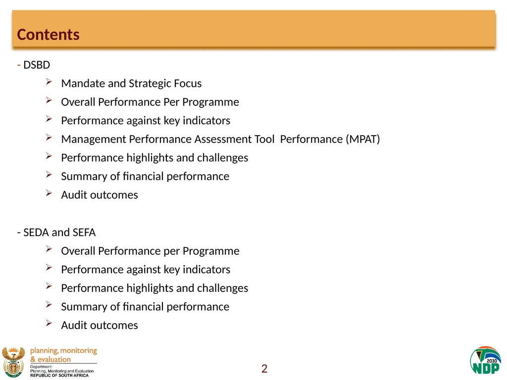 Presentation to the Portfolio Committee on Small - slide 2 of 43