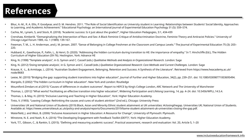 www.inclusiveeducationframework.info Structures - slide 6 of 6