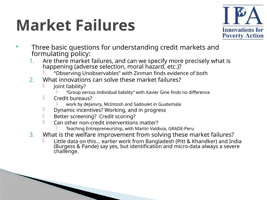 Microfinance: Building Better Products through - slide 9 of 29