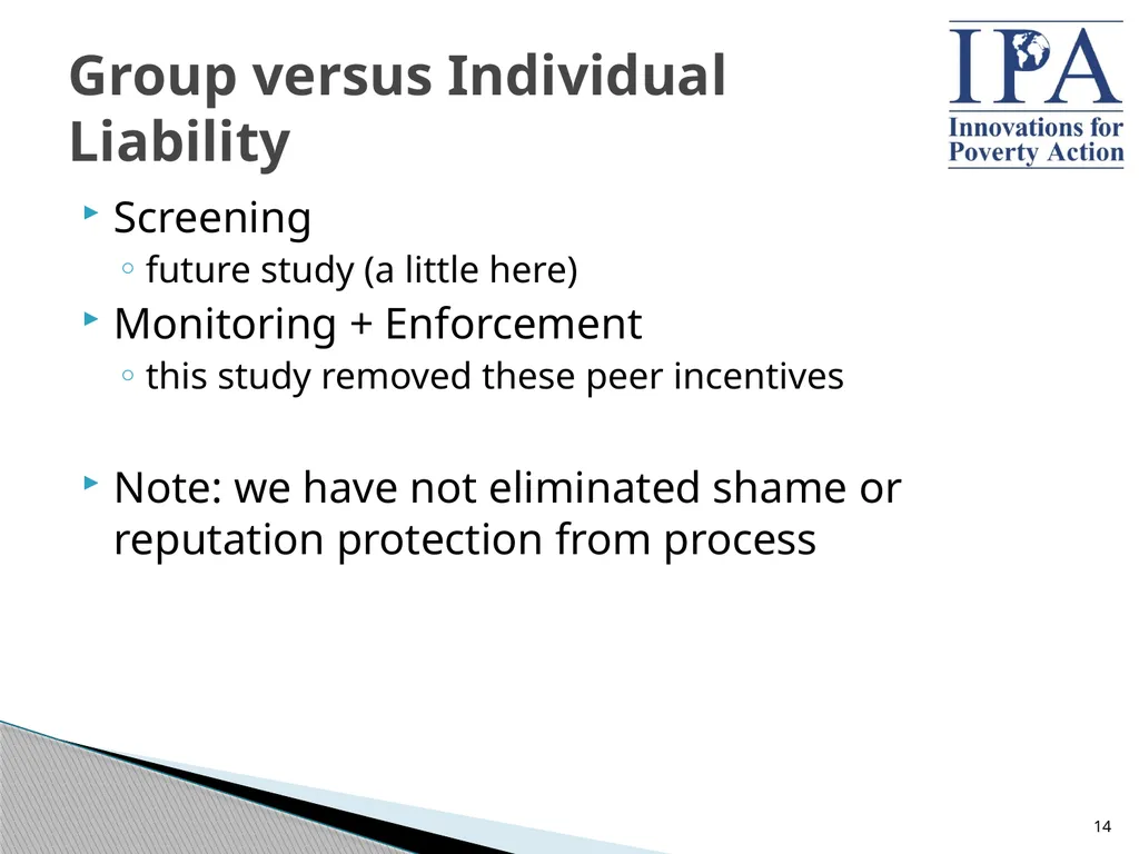 Microfinance: Building Better Products through - slide 14 of 29