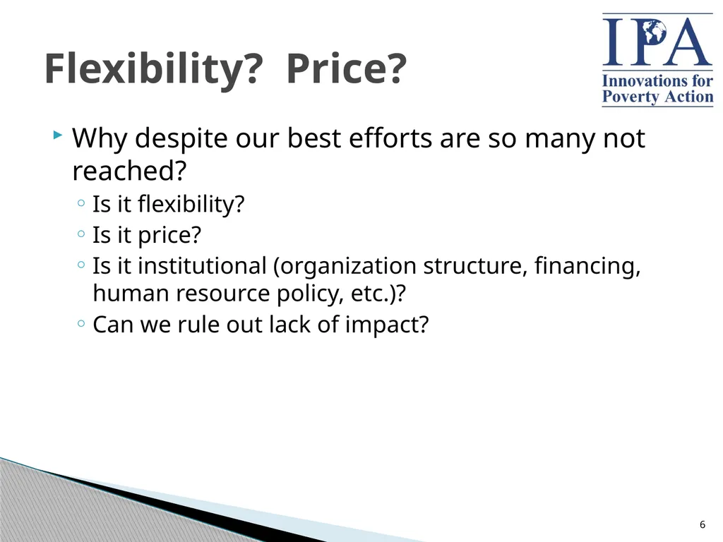Microfinance: Building Better Products through - slide 6 of 29