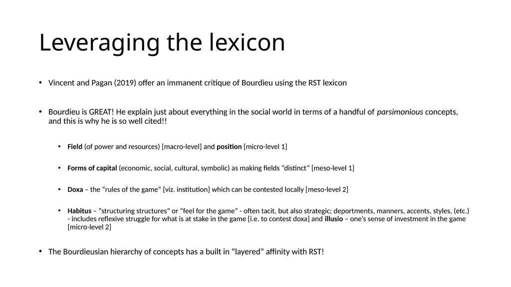 Critical Realism as a Framework Steve Vincent - slide 14 of 22