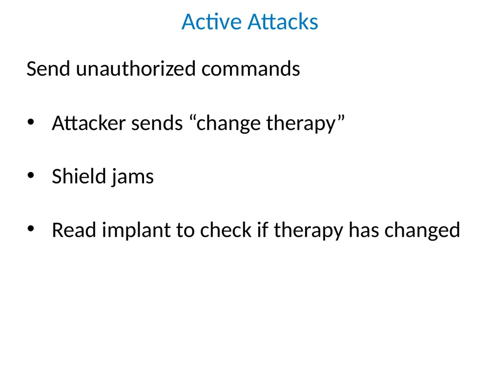 Securing Wireless Medical Implants Shyamnath - slide 35 of 46