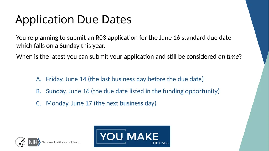NIH GRANTS PROCESS: A WALK-THROUGH FOR BEGINNERS - slide 8 of 22