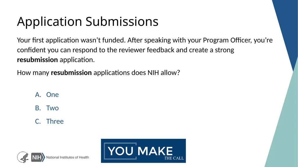 NIH GRANTS PROCESS: A WALK-THROUGH FOR BEGINNERS - slide 14 of 22