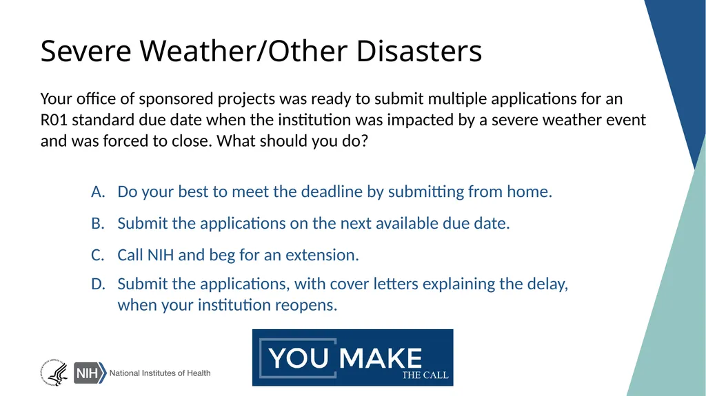 NIH GRANTS PROCESS: A WALK-THROUGH FOR BEGINNERS - slide 18 of 22