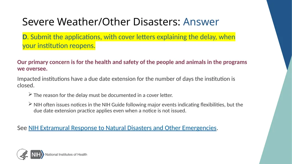 NIH GRANTS PROCESS: A WALK-THROUGH FOR BEGINNERS - slide 19 of 22