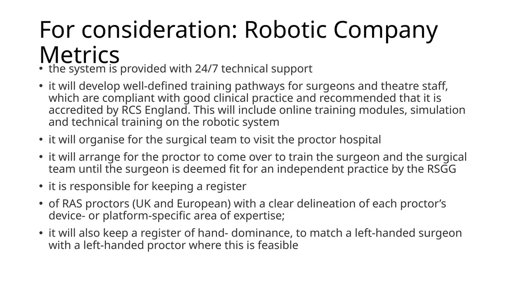 ROBOTIC SURGERY COLORECTAL SURGERY ANN LYONS - slide 5 of 6