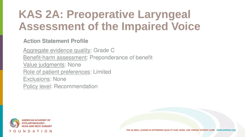 AAO-HNSF Clinical Practice Guideline: Improving - slide 16 of 46